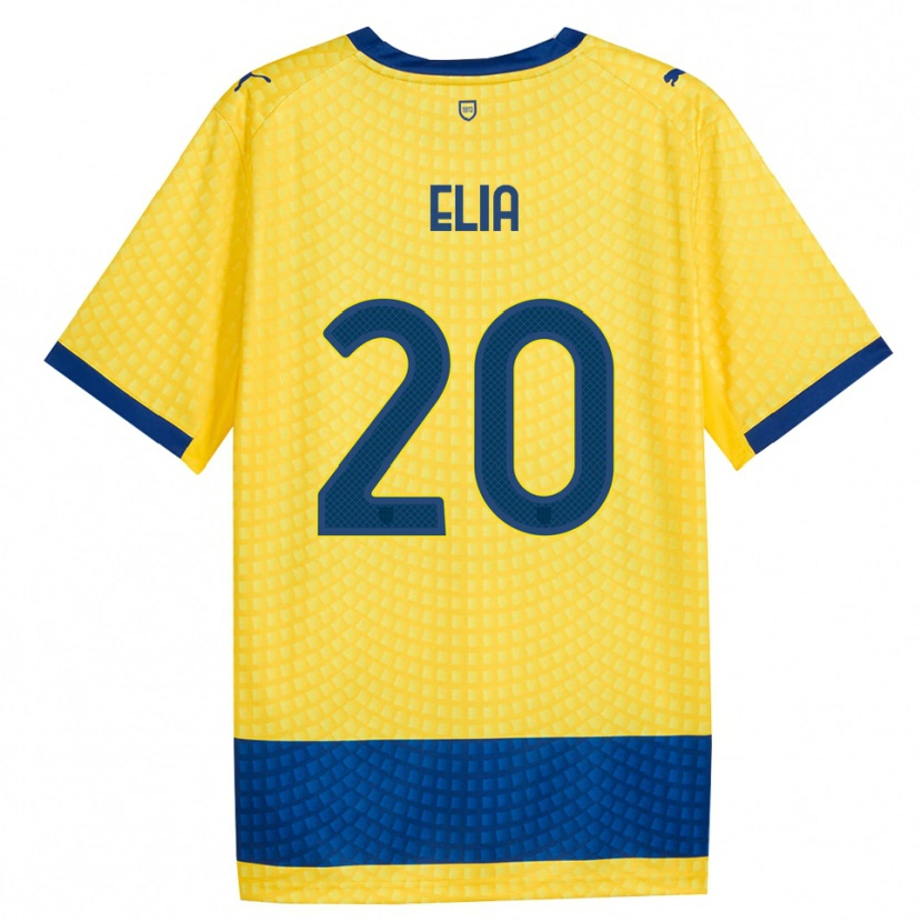 Danxen Damen Alessandro Elia #20 Gelb Blau Schwarz Auswärtstrikot Trikot 2026/27 T-Shirt Schweiz