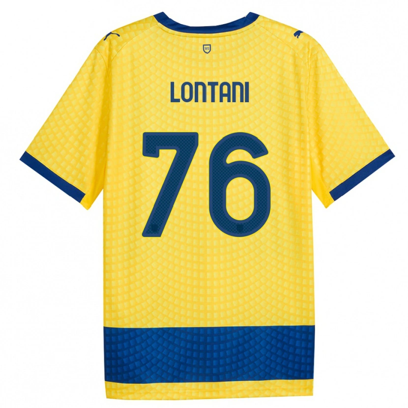 Danxen Damen Simone Lontani #76 Gelb Blau Schwarz Auswärtstrikot Trikot 2026/27 T-Shirt Schweiz