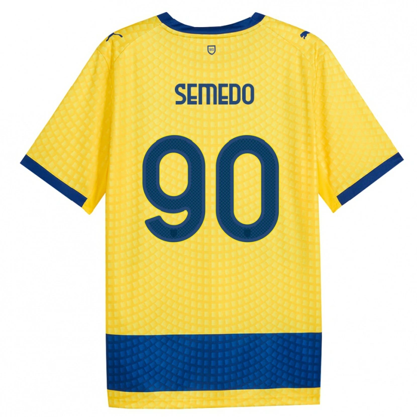 Danxen Damen Afonso Semedo #90 Gelb Blau Schwarz Auswärtstrikot Trikot 2026/27 T-Shirt Schweiz
