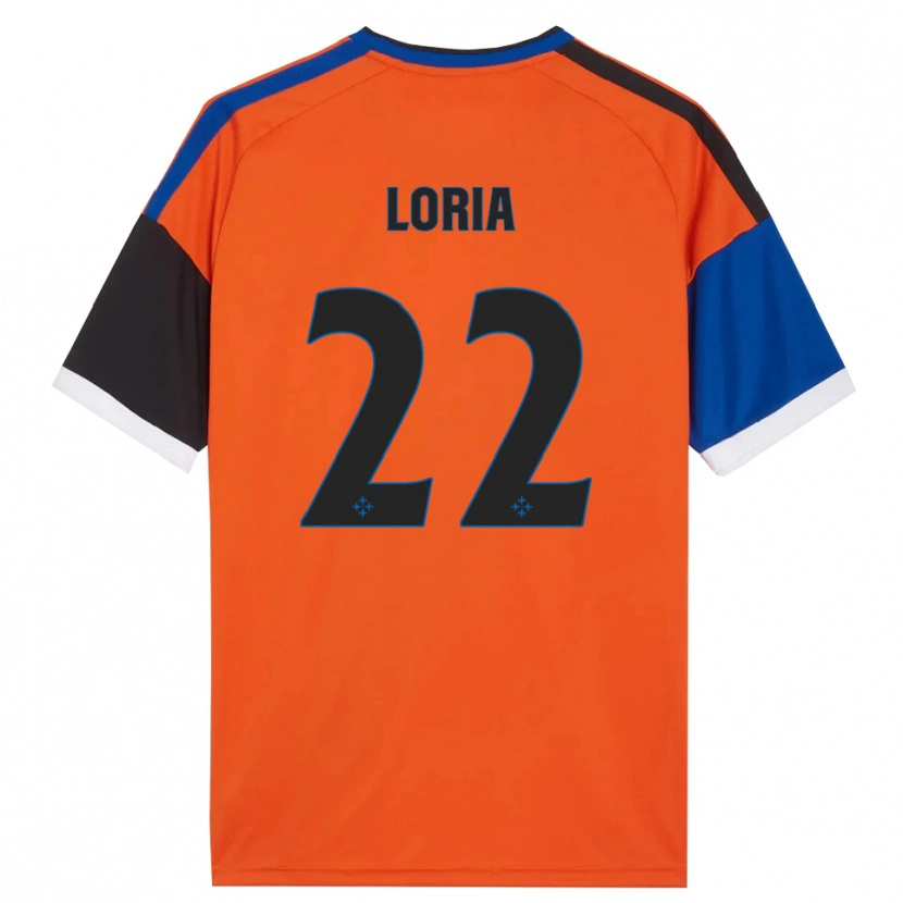 Danxen Damen Leonardo Loria #22 Orange Blau Schwarz Weiß Auswärtstrikot Trikot 2026/27 T-Shirt Schweiz