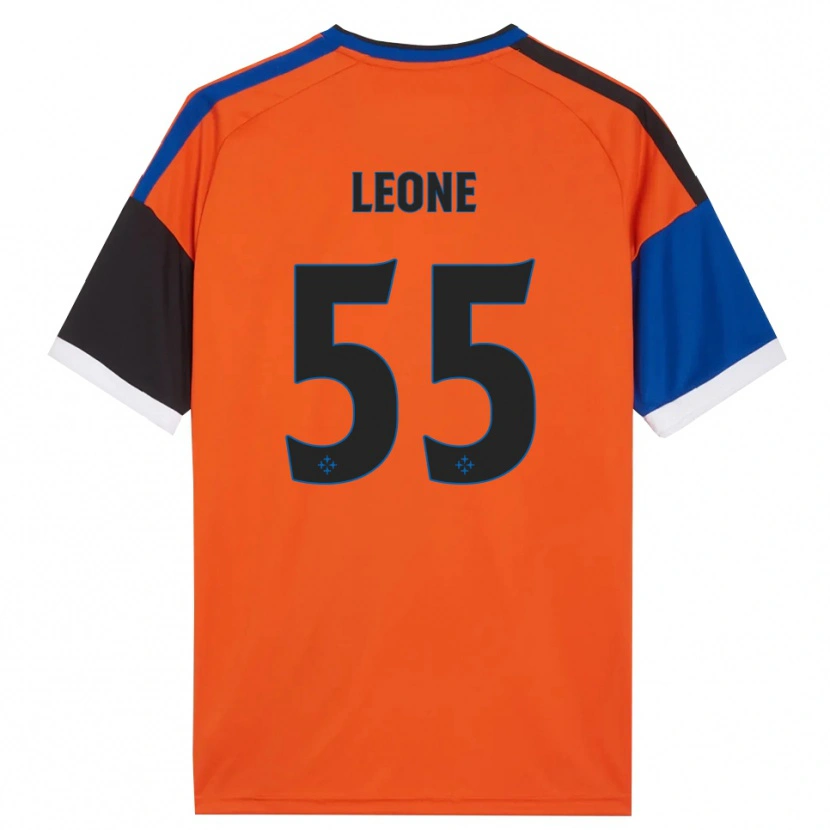 Danxen Damen Giuseppe Leone #55 Orange Blau Schwarz Weiß Auswärtstrikot Trikot 2026/27 T-Shirt Schweiz