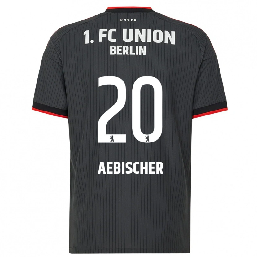 Danxen Damen Michel Aebischer #20 Schwarz Weiß Rot Auswärtstrikot Trikot 2026/27 T-Shirt Schweiz