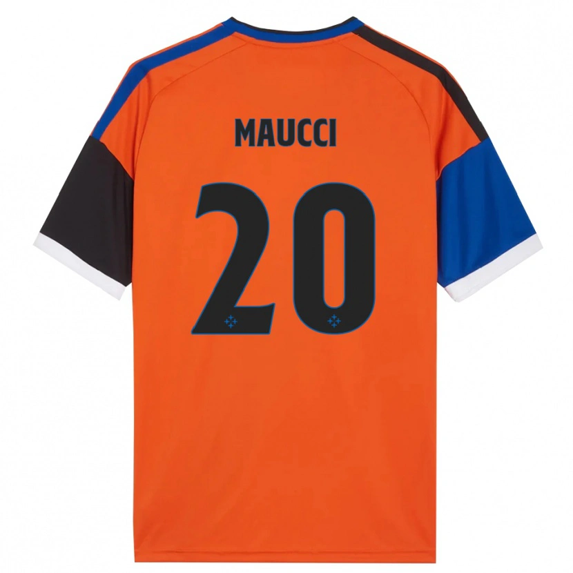 Danxen Damen Giacomo Maucci #20 Orange Blau Schwarz Weiß Auswärtstrikot Trikot 2026/27 T-Shirt Schweiz