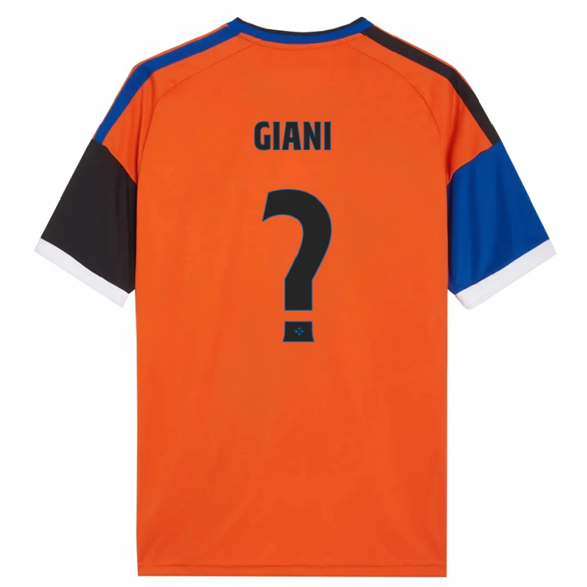 Danxen Damen Elia Giani #0 Orange Blau Schwarz Weiß Auswärtstrikot Trikot 2026/27 T-Shirt Schweiz