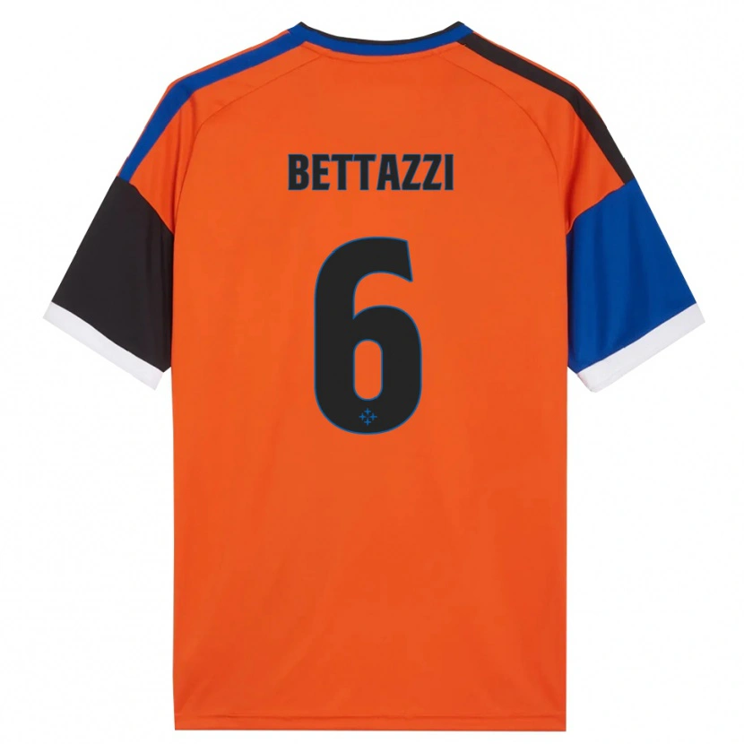 Danxen Damen Brando Bettazzi #6 Orange Blau Schwarz Weiß Auswärtstrikot Trikot 2026/27 T-Shirt Schweiz