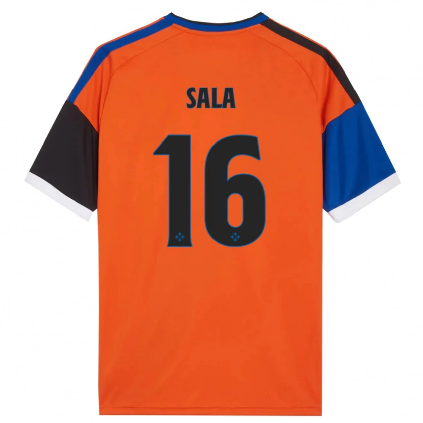 Danxen Damen Mattia Sala #16 Orange Blau Schwarz Weiß Auswärtstrikot Trikot 2026/27 T-Shirt Schweiz