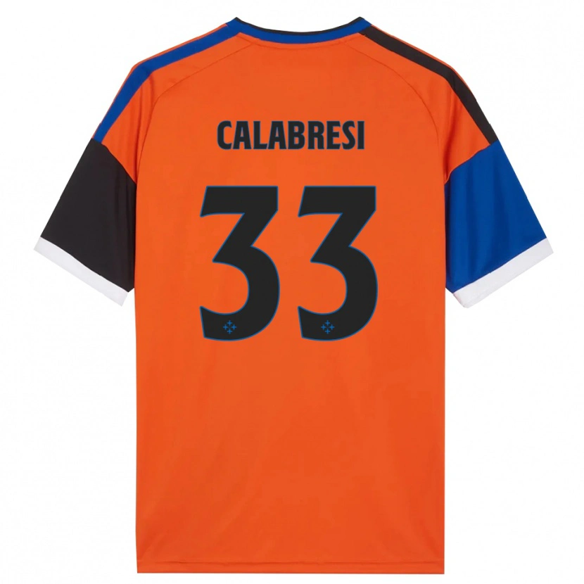 Danxen Damen Arturo Calabresi #33 Orange Blau Schwarz Weiß Auswärtstrikot Trikot 2026/27 T-Shirt Schweiz