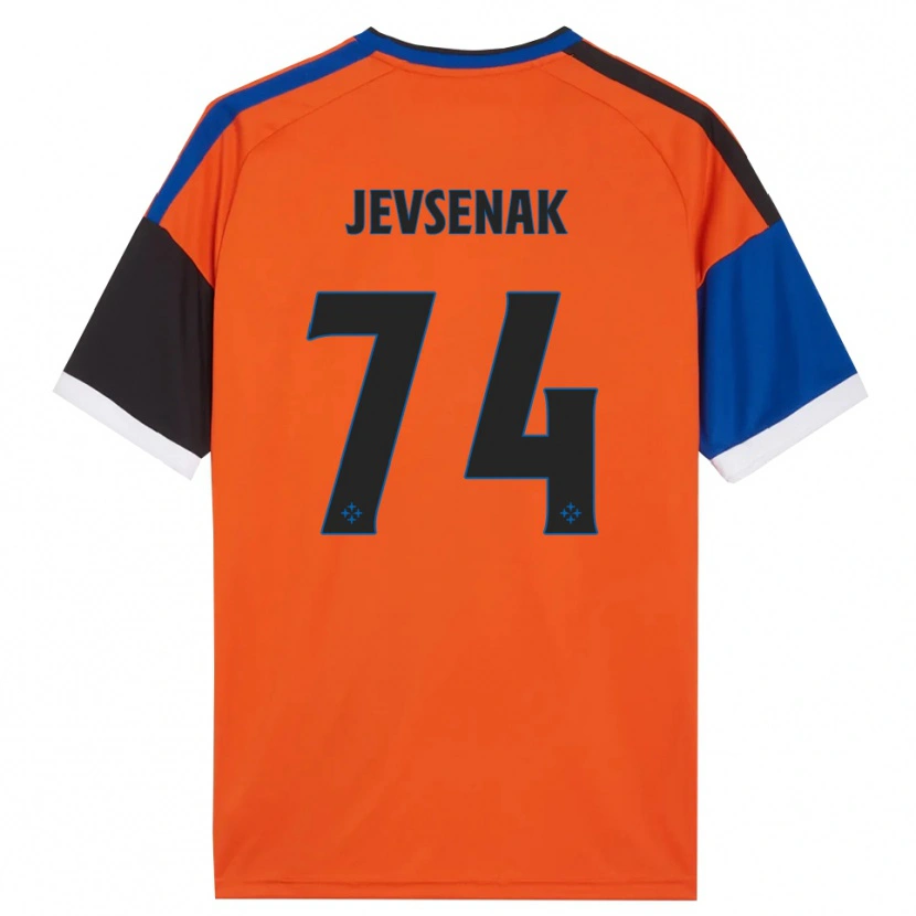 Danxen Damen Zan Jevsenak #74 Orange Blau Schwarz Weiß Auswärtstrikot Trikot 2026/27 T-Shirt Schweiz
