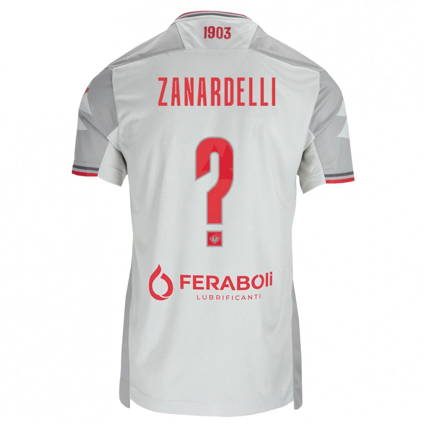 Danxen Damen Nicola Zanardelli #0 Grau Weiß Rot Auswärtstrikot Trikot 2026/27 T-Shirt Schweiz