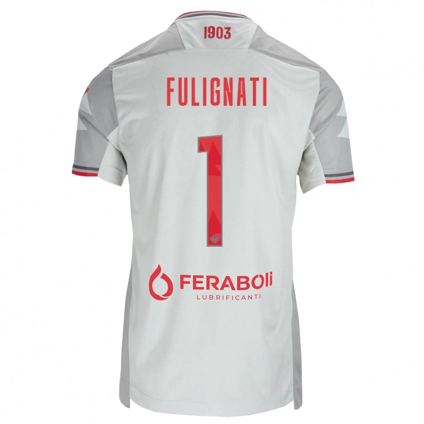 Danxen Damen Andrea Fulignati #1 Grau Weiß Rot Auswärtstrikot Trikot 2026/27 T-Shirt Schweiz
