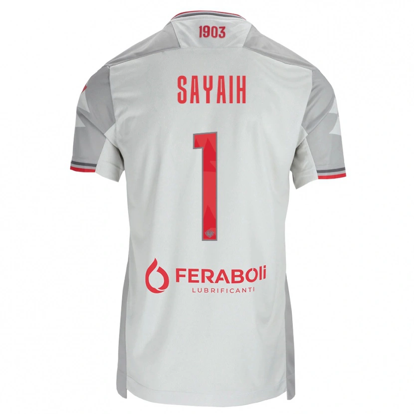 Danxen Damen Ilyas Sayaih #1 Grau Weiß Rot Auswärtstrikot Trikot 2026/27 T-Shirt Schweiz