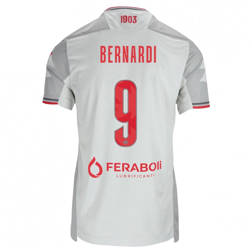 Danxen Damen Andrea Bernardi #9 Grau Weiß Rot Auswärtstrikot Trikot 2026/27 T-Shirt Schweiz