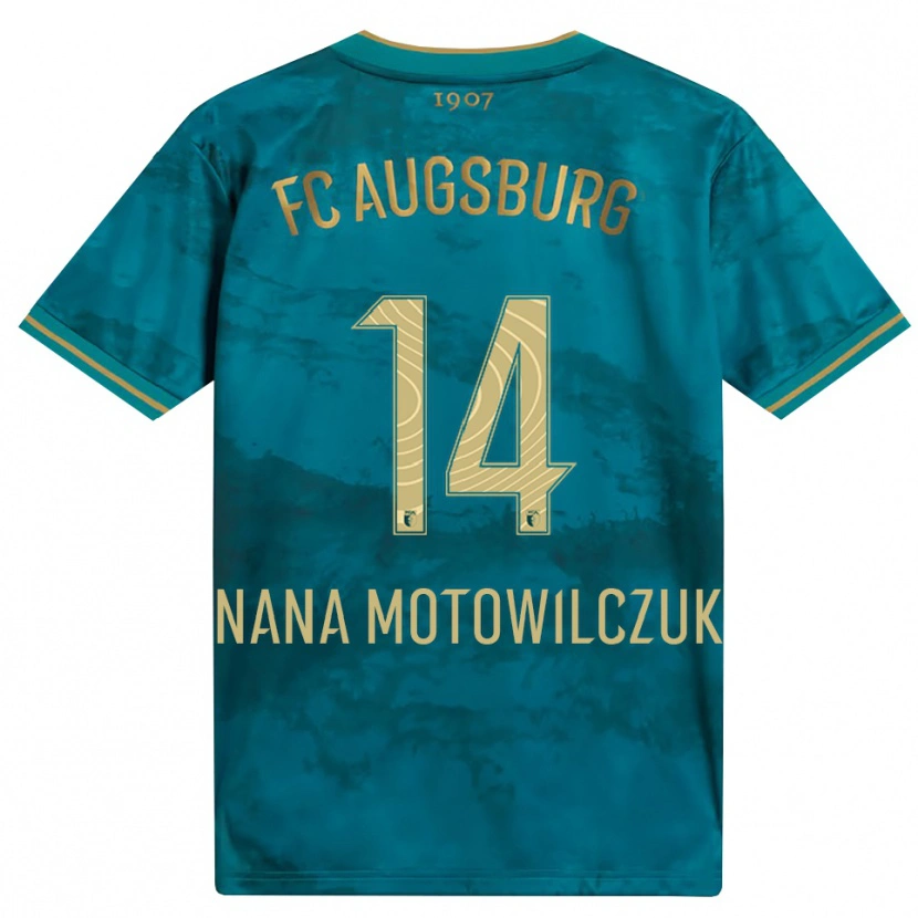 Danxen Damen Kevin Nana #14 Grün Braun Auswärtstrikot Trikot 2026/27 T-Shirt Schweiz