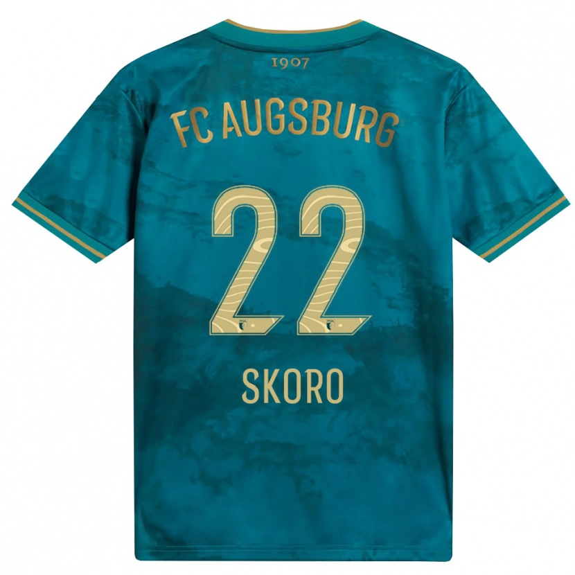 Danxen Damen Luka Skoro #22 Grün Braun Auswärtstrikot Trikot 2026/27 T-Shirt Schweiz