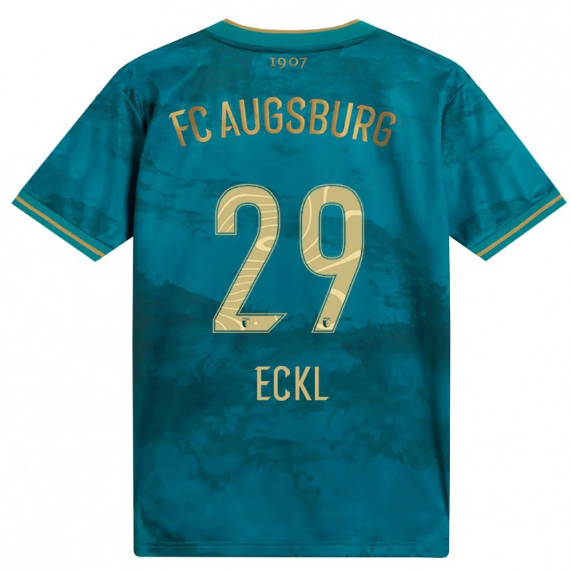 Danxen Damen Florian Eckl #29 Grün Braun Auswärtstrikot Trikot 2026/27 T-Shirt Schweiz