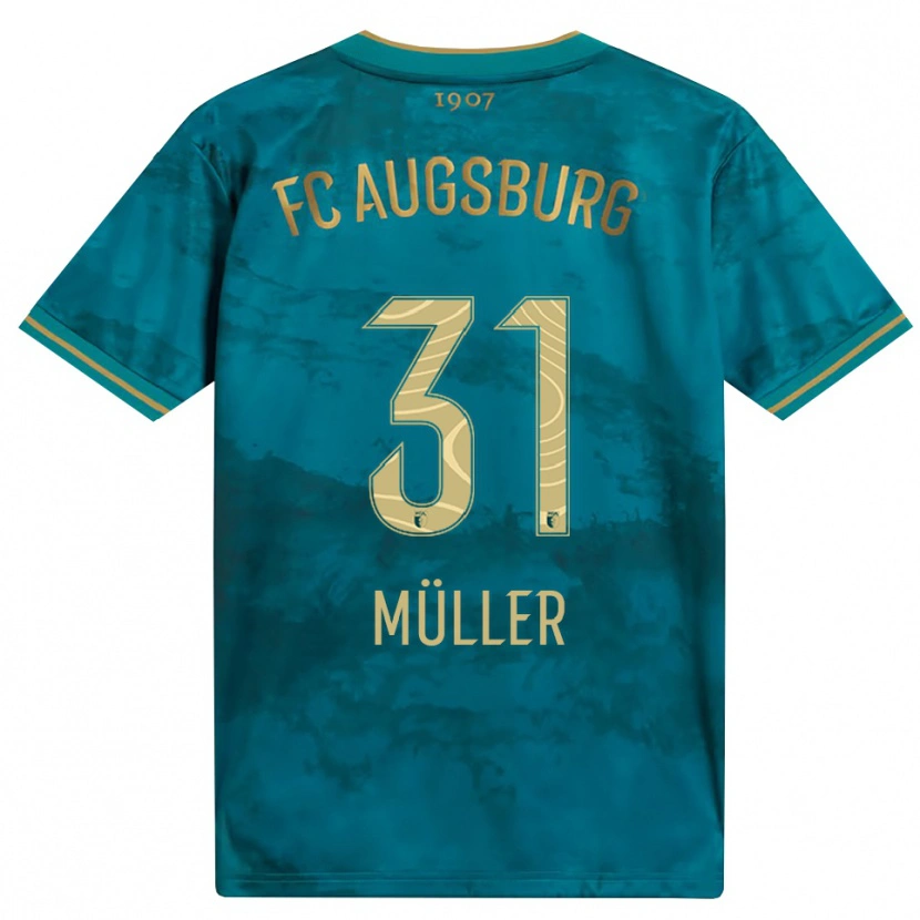 Danxen Damen Noah Müller #31 Grün Braun Auswärtstrikot Trikot 2026/27 T-Shirt Schweiz