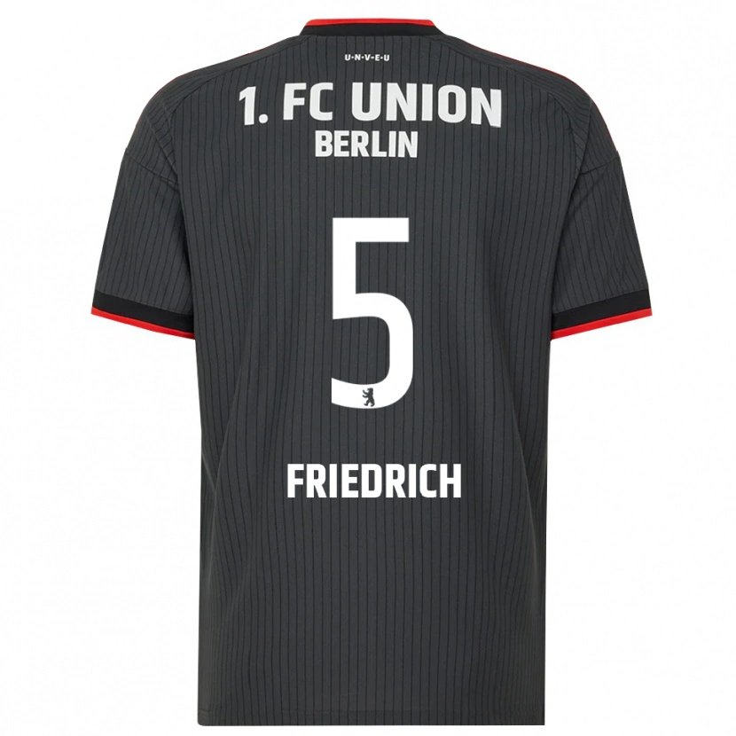 Danxen Damen Marvin Friedrich #5 Schwarz Weiß Rot Auswärtstrikot Trikot 2026/27 T-Shirt Schweiz