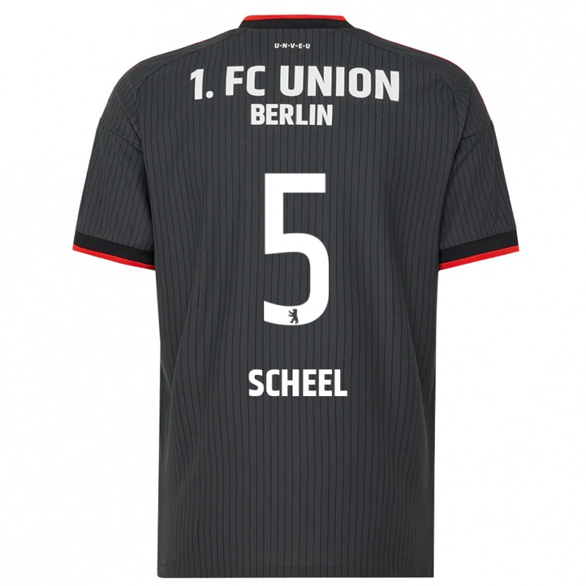 Danxen Damen Luca Scheel #5 Schwarz Weiß Rot Auswärtstrikot Trikot 2026/27 T-Shirt Schweiz