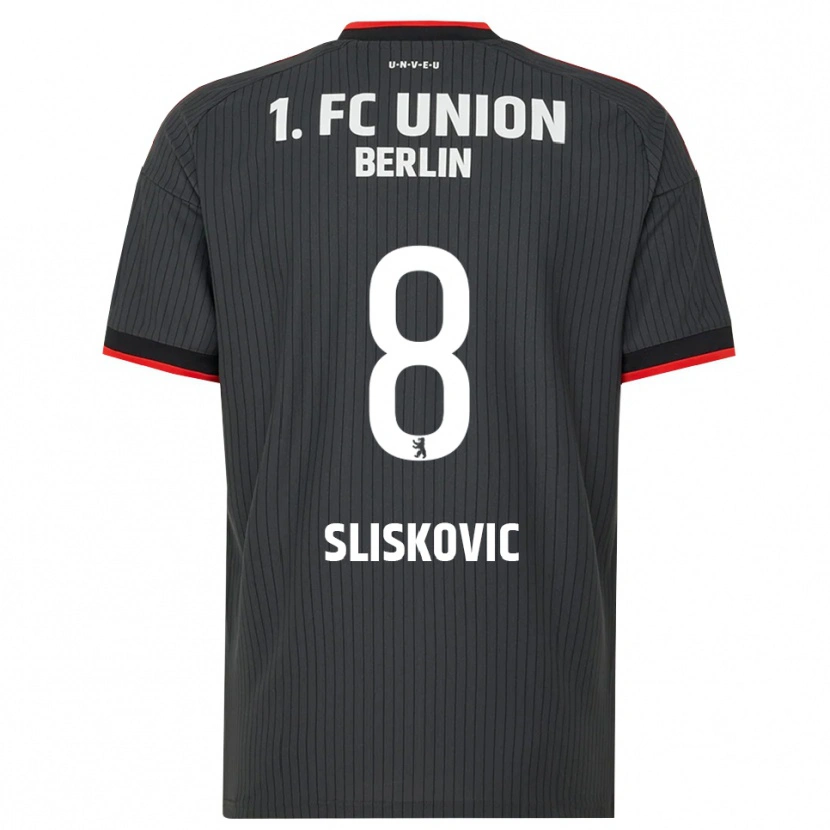 Danxen Damen Duje Sliskovic #8 Schwarz Weiß Rot Auswärtstrikot Trikot 2026/27 T-Shirt Schweiz