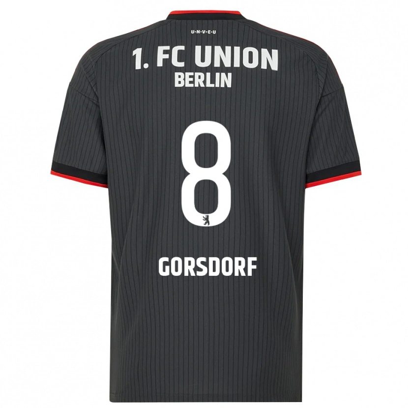 Danxen Damen Lisa Görsdorf #8 Schwarz Weiß Rot Auswärtstrikot Trikot 2026/27 T-Shirt Schweiz