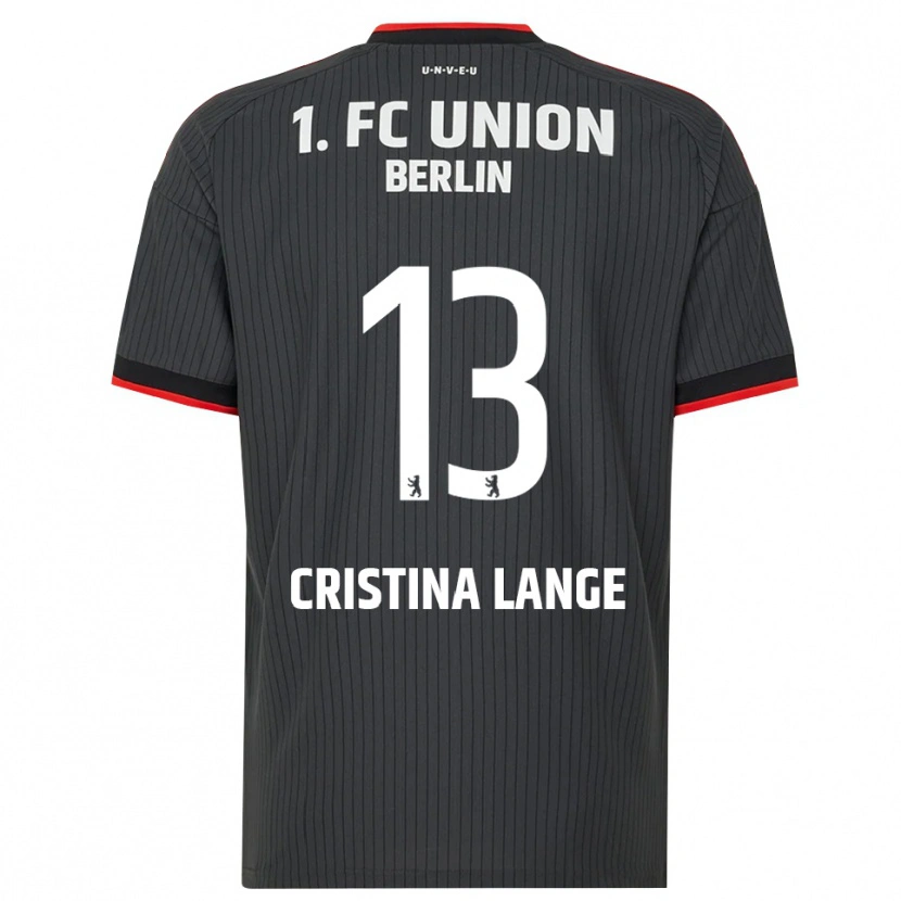 Danxen Damen Maria Cristina Lange #13 Schwarz Weiß Rot Auswärtstrikot Trikot 2026/27 T-Shirt Schweiz