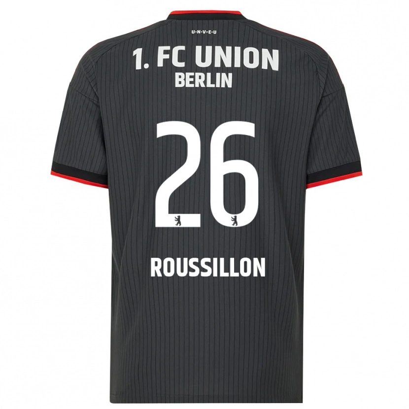 Danxen Damen Jérôme Roussillon #26 Schwarz Weiß Rot Auswärtstrikot Trikot 2026/27 T-Shirt Schweiz