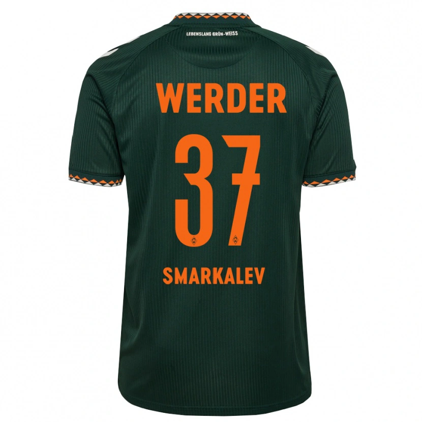 Danxen Damen Stefan Smarkalev #37 Dunkelgrün Orange Weiß Auswärtstrikot Trikot 2026/27 T-Shirt Schweiz