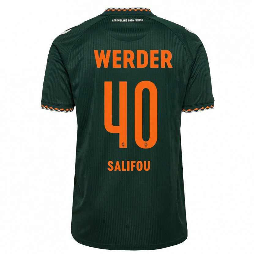 Danxen Damen Dikeni Salifou #40 Dunkelgrün Orange Weiß Auswärtstrikot Trikot 2026/27 T-Shirt Schweiz