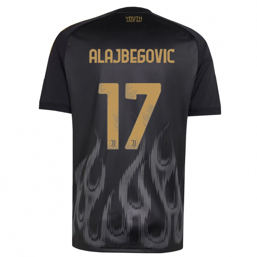 Danxen Damen Kerim Alajbegovic #17 Schwarz Braun Ausweichtrikot Trikot 2026/27 T-Shirt Schweiz