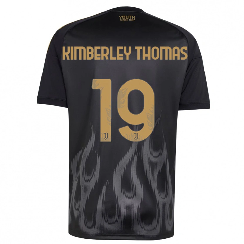 Danxen Damen Lindsey Kimberley Thomas #19 Schwarz Braun Ausweichtrikot Trikot 2026/27 T-Shirt Schweiz
