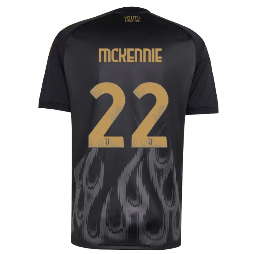 Danxen Damen Weston Mckennie #22 Schwarz Braun Ausweichtrikot Trikot 2026/27 T-Shirt Schweiz