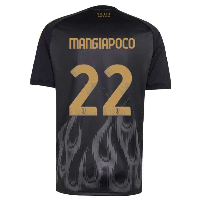 Danxen Damen Stefano Mangiapoco #22 Schwarz Braun Ausweichtrikot Trikot 2026/27 T-Shirt Schweiz