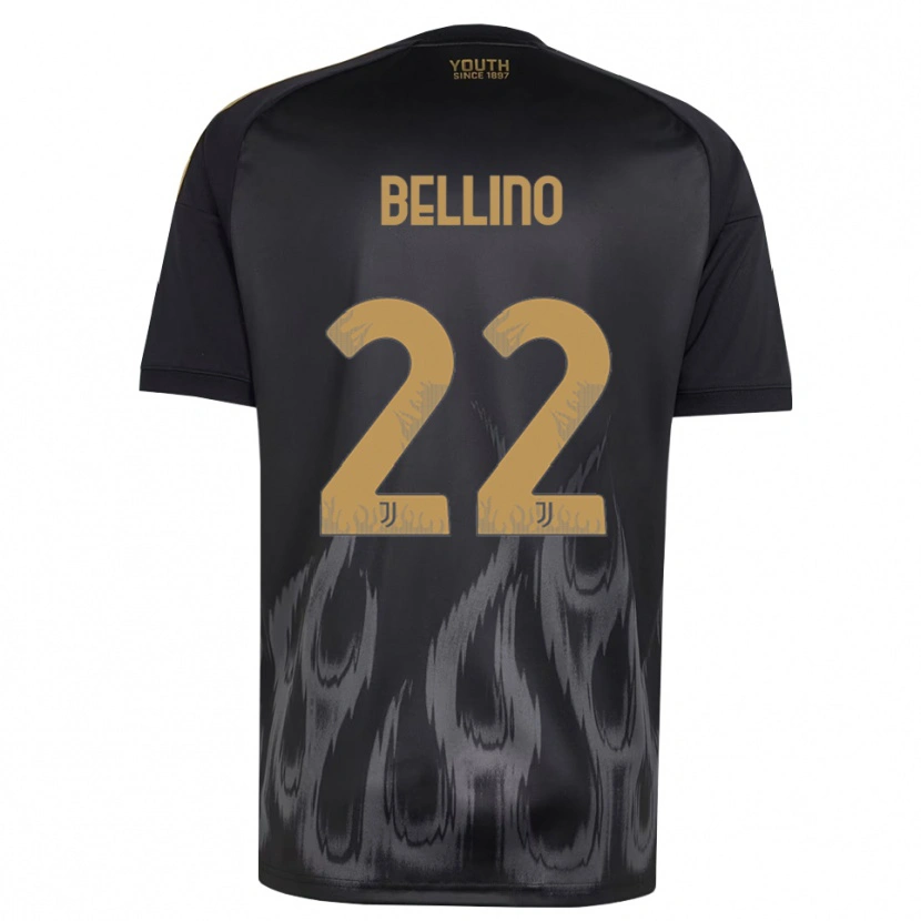 Danxen Damen Filippo Bellino #22 Schwarz Braun Ausweichtrikot Trikot 2026/27 T-Shirt Schweiz