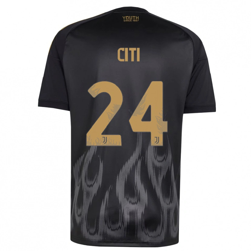 Danxen Damen Alessandro Citi #24 Schwarz Braun Ausweichtrikot Trikot 2026/27 T-Shirt Schweiz