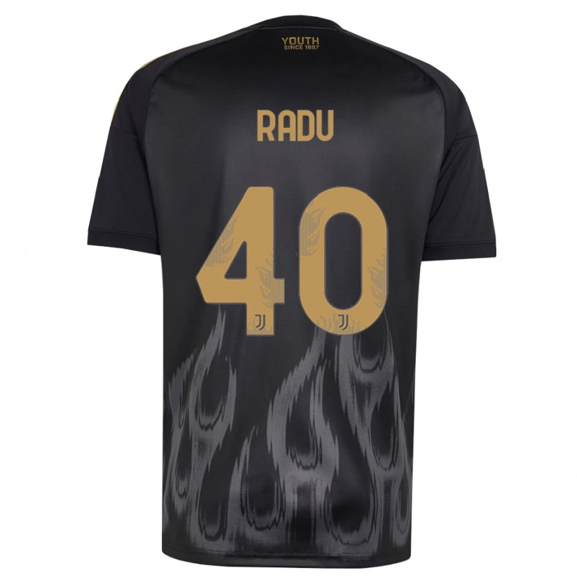 Danxen Damen Riccardo Radu #40 Schwarz Braun Ausweichtrikot Trikot 2026/27 T-Shirt Schweiz
