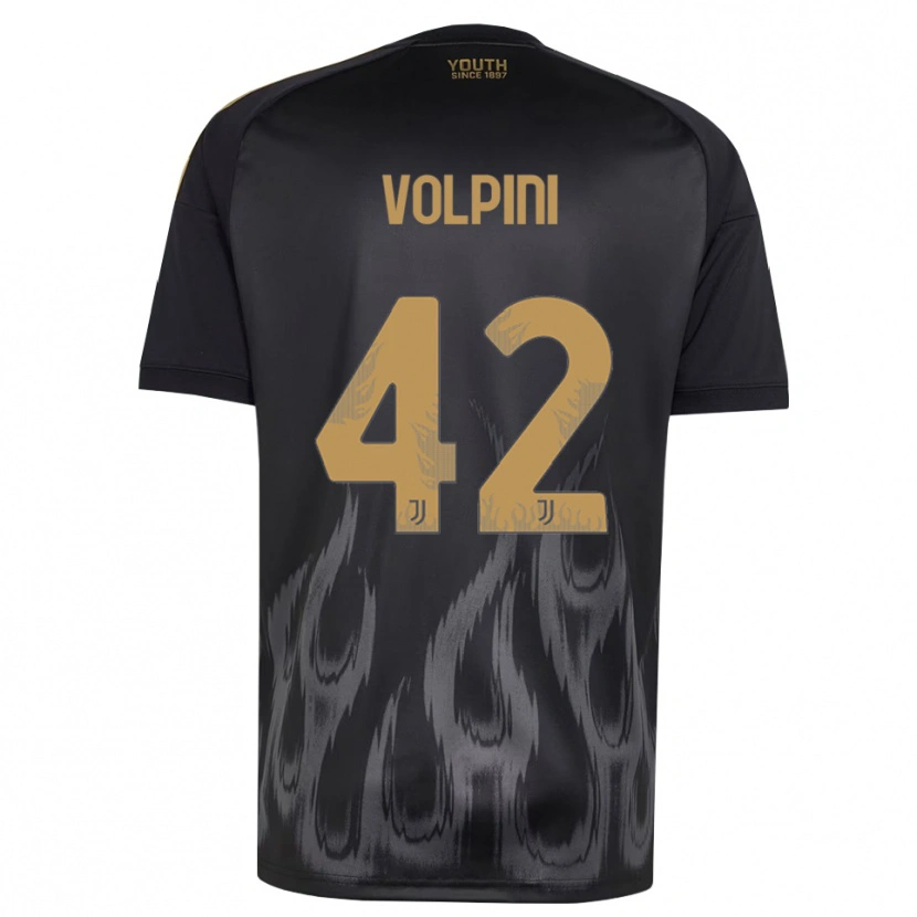 Danxen Damen Viola Volpini #42 Schwarz Braun Ausweichtrikot Trikot 2026/27 T-Shirt Schweiz
