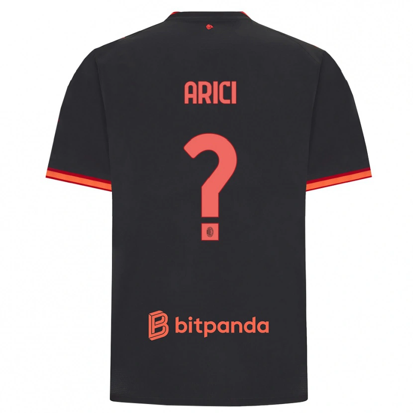 Danxen Damen Alberto Arici #0 Schwarz Rot Ausweichtrikot Trikot 2026/27 T-Shirt Schweiz