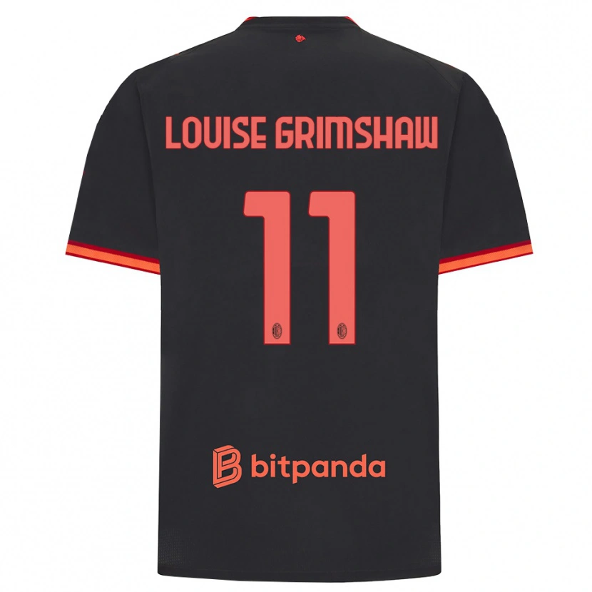Danxen Damen Christy Louise Grimshaw #11 Schwarz Rot Ausweichtrikot Trikot 2026/27 T-Shirt Schweiz