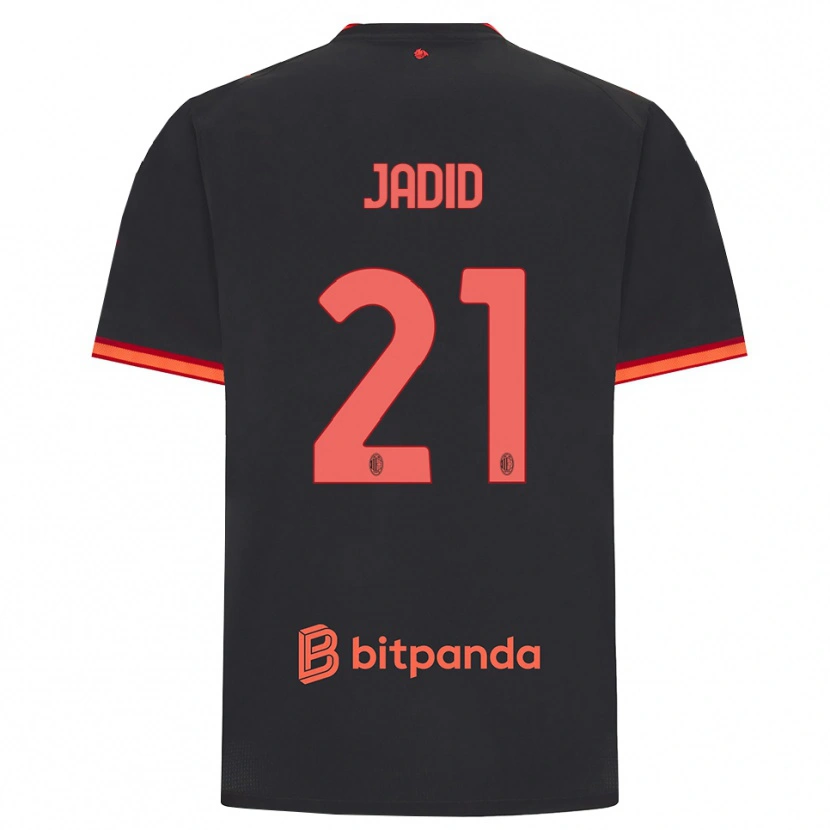 Danxen Damen Akram Jadid #21 Schwarz Rot Ausweichtrikot Trikot 2026/27 T-Shirt Schweiz