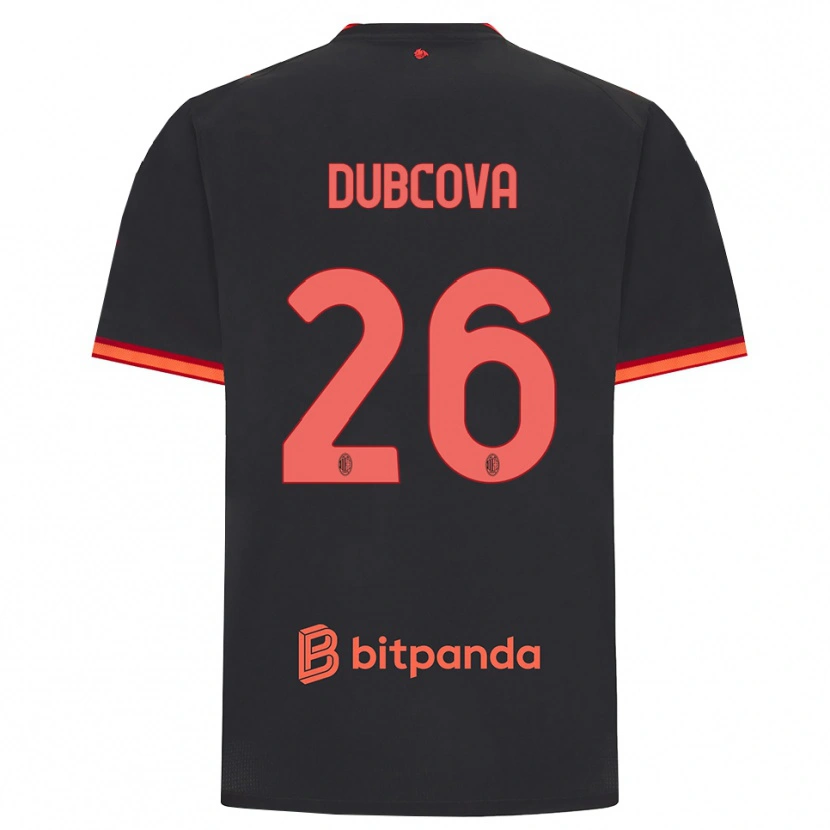 Danxen Damen Michaela Dubcova #26 Schwarz Rot Ausweichtrikot Trikot 2026/27 T-Shirt Schweiz