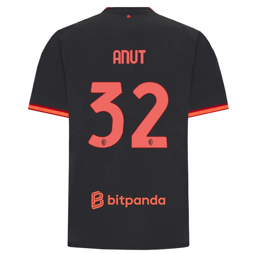 Danxen Damen Niccolo Anut #32 Schwarz Rot Ausweichtrikot Trikot 2026/27 T-Shirt Schweiz