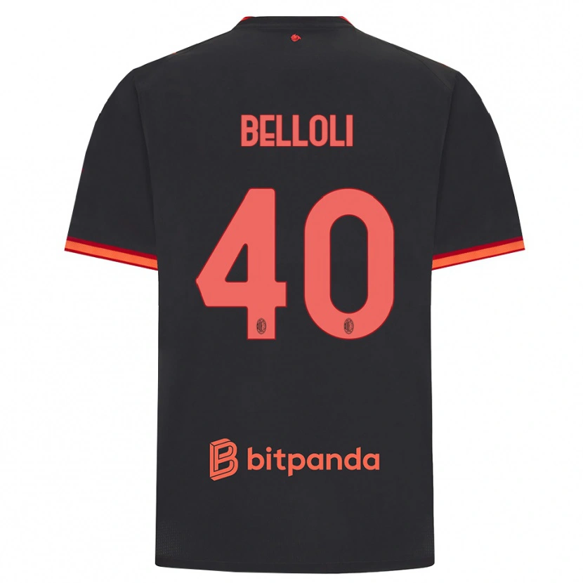 Danxen Damen Sofia Belloli #40 Schwarz Rot Ausweichtrikot Trikot 2026/27 T-Shirt Schweiz