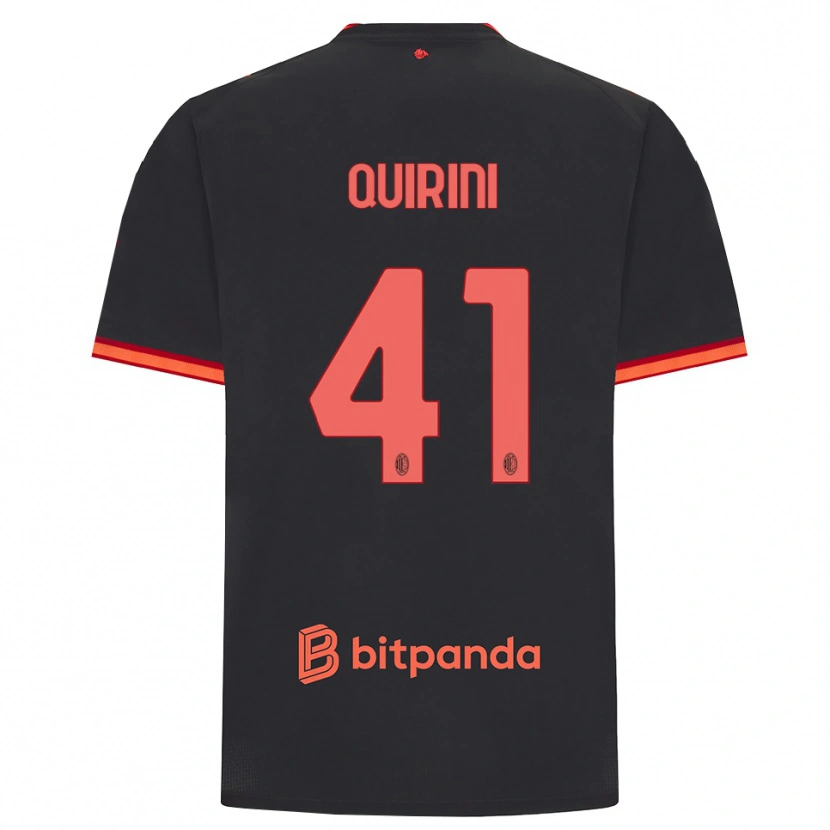 Danxen Damen Ettore Quirini #41 Schwarz Rot Ausweichtrikot Trikot 2026/27 T-Shirt Schweiz