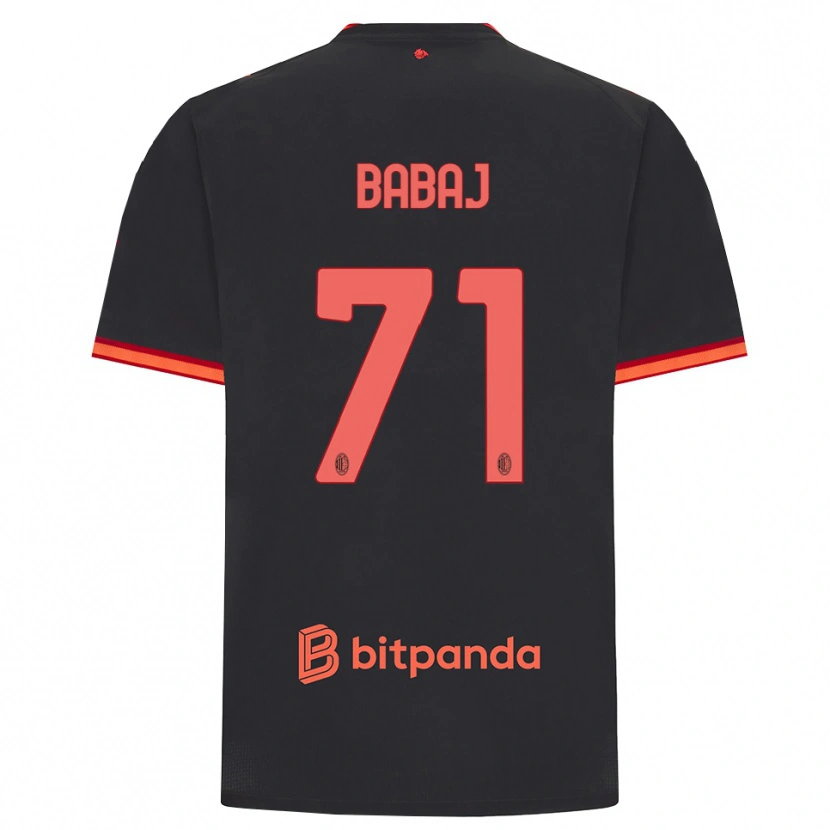 Danxen Damen Aron Babaj #71 Schwarz Rot Ausweichtrikot Trikot 2026/27 T-Shirt Schweiz