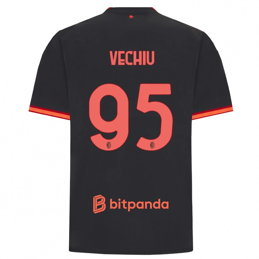 Danxen Damen Christian Vechiu #95 Schwarz Rot Ausweichtrikot Trikot 2026/27 T-Shirt Schweiz