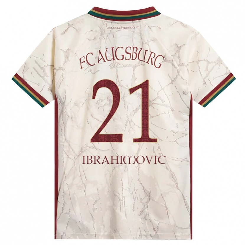 Danxen Damen Arijon Ibrahimovic #21 Grün Reis Weiß Burgund Heimtrikot Trikot 2026/27 T-Shirt Schweiz