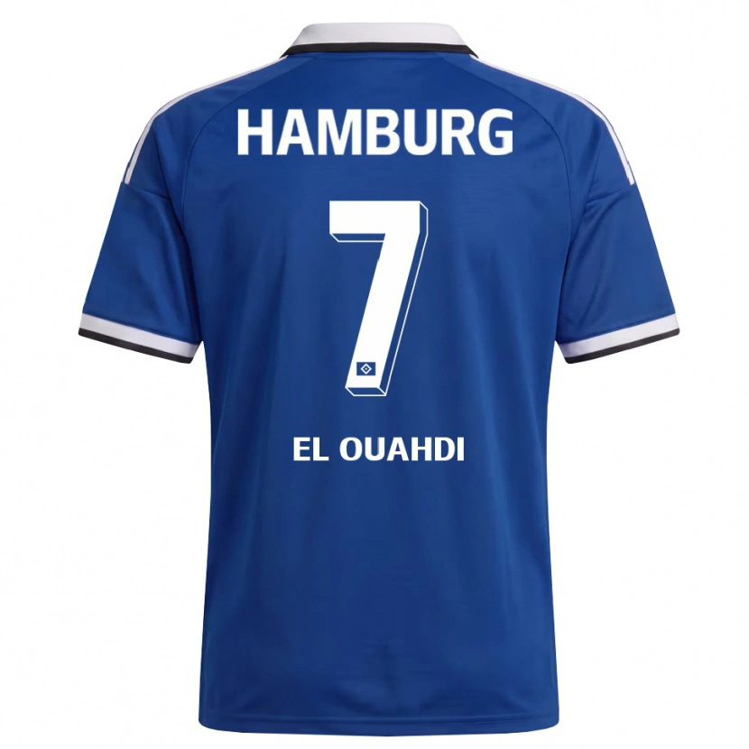 Danxen Kinder Zakaria El Ouahdi #7 Weiß Blau Auswärtstrikot Trikot 2026/27 T-Shirt Schweiz