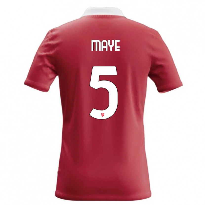 Danxen Kinder Yvan Maye #5 Rot Weiß Heimtrikot Trikot 2026/27 T-Shirt Schweiz