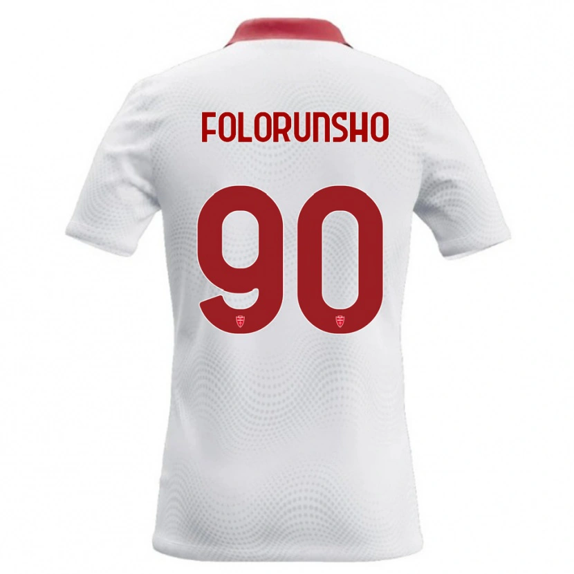 Danxen Kinder Michael Folorunsho #90 Weiß Rot Auswärtstrikot Trikot 2026/27 T-Shirt Schweiz