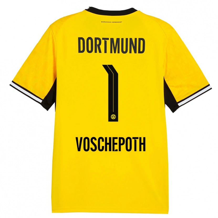 Danxen Kinder Jan Voschepoth #1 Gelb Schwarz Weiß Heimtrikot Trikot 2026/27 T-Shirt Schweiz